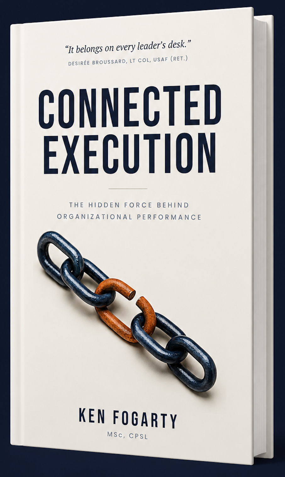 Connected Execution book cover by Ken Fogarty